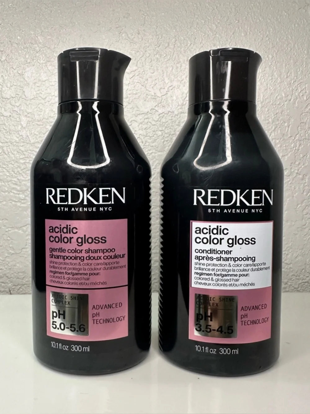 REDKEN Acidic Color Gloss Shampoo + Conditioner for Ultra Shiny Silky Hair